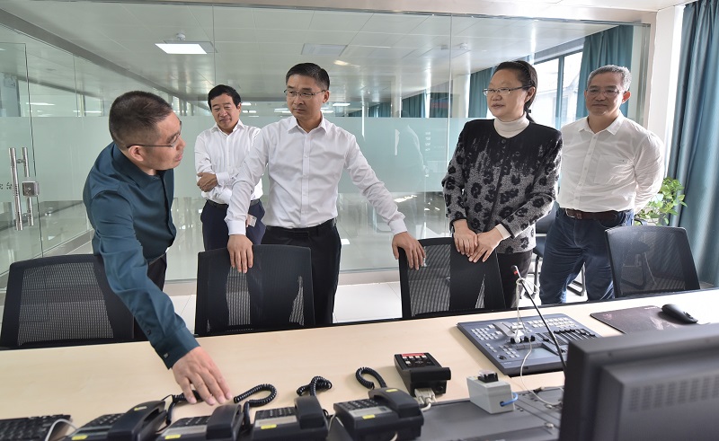 白晓云赴阜阳广播电视台调研